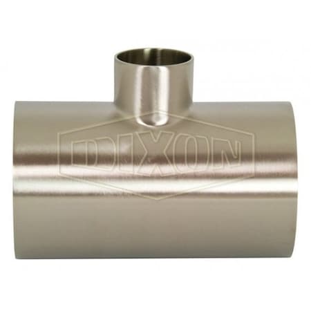 Dixon Weld Reducing Tee, 2-1/2 x 1-1/2 in, 304 SS, Domestic B7RWWW-G250150P